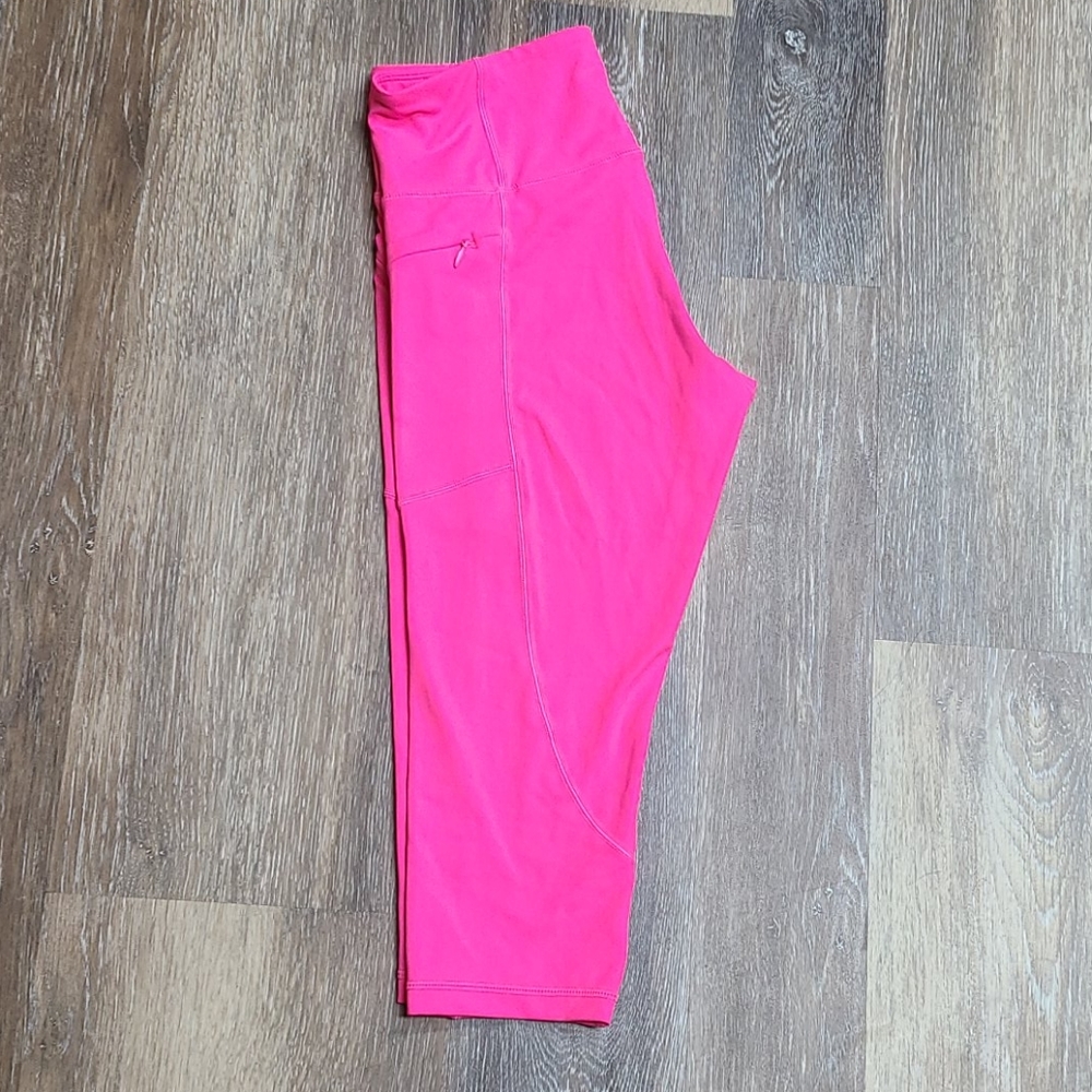 Hot Pink Zyia Active Crop Leggings